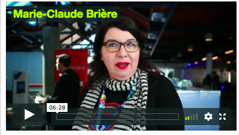 Vidéo de Marie-Claude Brière durant le WAQ 2015